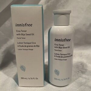 Innisfree Cica Toner With Bija Seed Oil Facial Toner 6.67 oz / 200 mL Exp 12/26